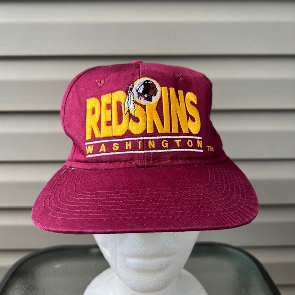 Vintage 90s Washington Script NFL Snapback Hat - Picture 1 of 10